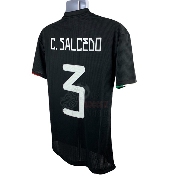 Carlos Salcedo #3 Mexico Home Authentic Mens Soccer Jersey World Cup - Picture 10 of 12